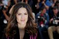 Producer Salma Hayek poses during a photocall for "Tribute to animated films", a special screening of extracts from Khalil Gibran's The Prophet out of competition at the 67th Cannes Film Fes