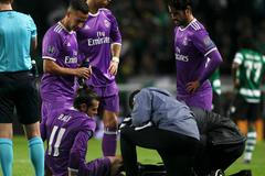 Zraněný Gareth Bale