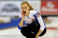 Česká curlerka Tereza Plišková na Světovém poháru