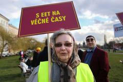 Demonstrace proti EET - Soukromníci a Svobodní