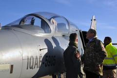 Martin Stropnický při návštěvě české základny v Iráku