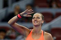 Petra Kvitová na turnaji v Pekingu