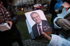 Miloš Zeman na návštěvě Krupky na Teplicku