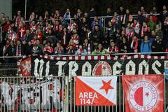 Výjezd po D1 se vyplatil. Fanoušci Slavie viděli v Brně čtyři góly Pražanů a jasnou výhru