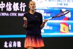 Petra Kvitová na turnaji v Pekingu