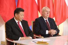 Čínský prezident v Praze