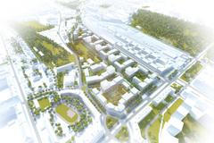 Parková čtvrt u Nákladového nádraží Žižkov