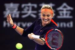 Petra Kvitová na turnaji v Pekingu