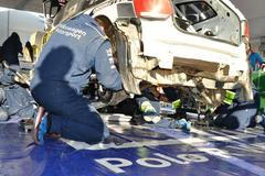 Katalánská rallye 2016: VW Polo R WRC v boxech