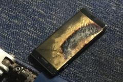 Hořící Samsung Galaxy Note 7