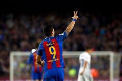 Clasico, Barcelona-Real: Luis Suárez slaví gól na 1:0