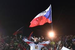 Fanoušci na biatlonu v Novém Městě na Moravě 2016