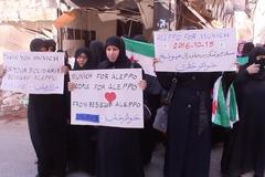 Ruská armáda nás stále bombarduje a zabíjí, říkají ženy z Aleppa