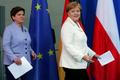 Německá kancléřka Angela Merkelová s polskou premiérkou Beatou Szydlovou