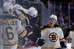 NHL: Boston Bruins vs. Montreal Canadiens: David Pastrňák