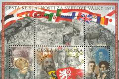 Poštovní známka Boj o českou státnost 1916