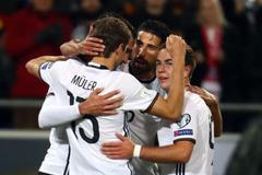 Kvalifikace na MS 2016:Radost německých fotbalistů