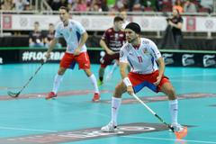 Česká florbalová reprezentace na mistrovství světa v Rize 2016