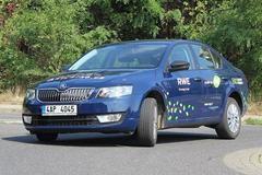 Octavia G-TEC jízda příď