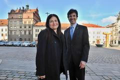 Schapiro s manželkou Tamarou Newbergerovou