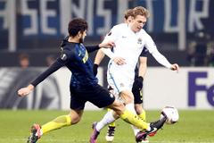 EL Inter Milán-Sparta: Andrea Ranocchia  - Bořek Dočkal