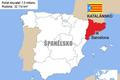 Katalánsko - mapa - údaje