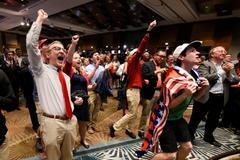 Trumpovi stoupenci slaví vítezství v Severní Karolíně