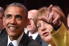 Barack Obama a Angela Merkelová