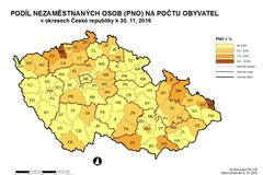 Nezaměstnanost v listopadu
