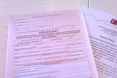 Daňové přiznání na dvě strany