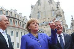 Tilich - Merkelová - Gauck