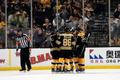 NHL, Florida: Boston: radost Bostonu - Kevan Miller (86) a David Pastrňák (88)