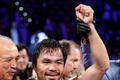 Manny Pacquiao s pásem pro mistra světa WBO welterové váhy
