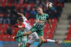 EPL, Slavia-Bohemians: Jaroslav Mihalík - Martin Hašek ml.