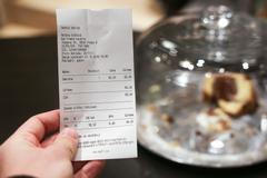 EET první den - účtenky Karlín