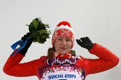 Soči, biatlon, stíhačka Ž: Darja Domračevová