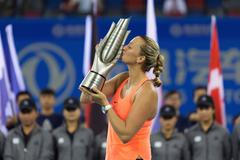 Petra Kvitová ve finále turnaje je Wu-Chanu proti Domice Cibulkové