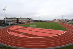 Nově rekonstruovaný stadion Přátelství na Strahově