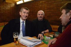 První den s EET - Babiš