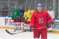 Trénink české reprezentace před MS v hokeji 2016