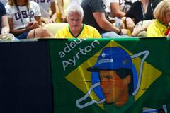 OH 2016, slavnostní zahájení: vlajka Ayrton Senna