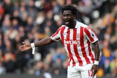 Bony Wilfried v dresu Stoke