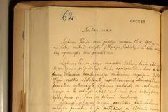 Deklarace nezávislosti Litvy z roku 1918.