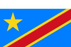 Vlajka - Demokratická republika Kongo