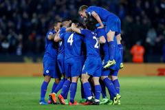 Radost fotbalistů Leicester City