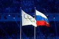 Soči 2014, zahájení: ruská a olympijská vlajka