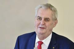 Miloš Zeman kandidatura tisková konference