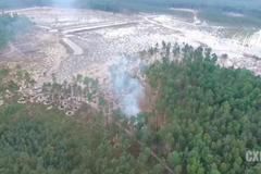 Těžba jantaru na Ukrajině má obrovský dopad na životní prostředí