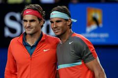 Rafael Nadal a Roger Federer v semifinále Australian Open 2014