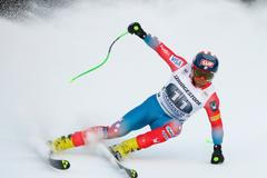 Steven Nyman při sjezdu v Ga-Pa 2017